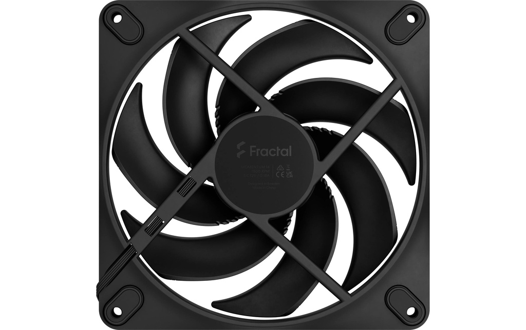Gehäuselüfter Momentum 14 Schwarz-1