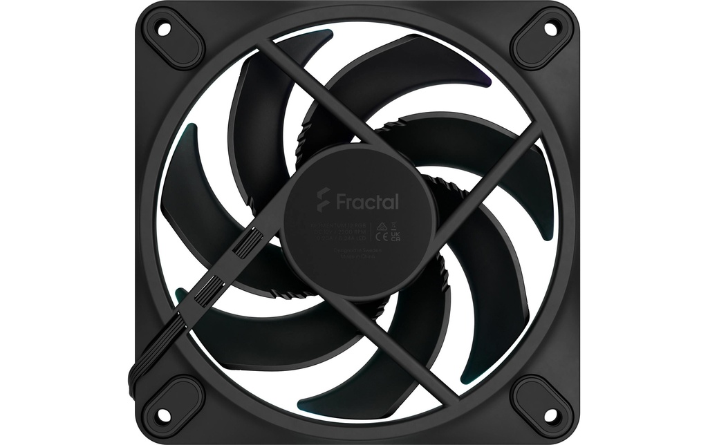 Gehäuselüfter Momentum 12 RGB Schwarz-1
