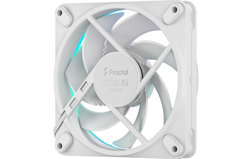 Gehäuselüfter Momentum 12 RGB Weiss-3