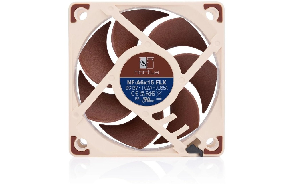 Gehäuselüfter Noctua NF-A6x15 FLX-2