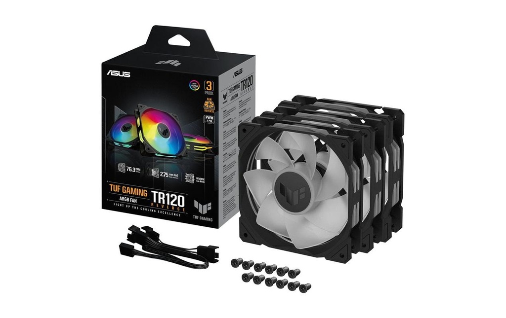 ASUS TUF GAMING TR120 FAN ARGB REV BLK 3IN1-5