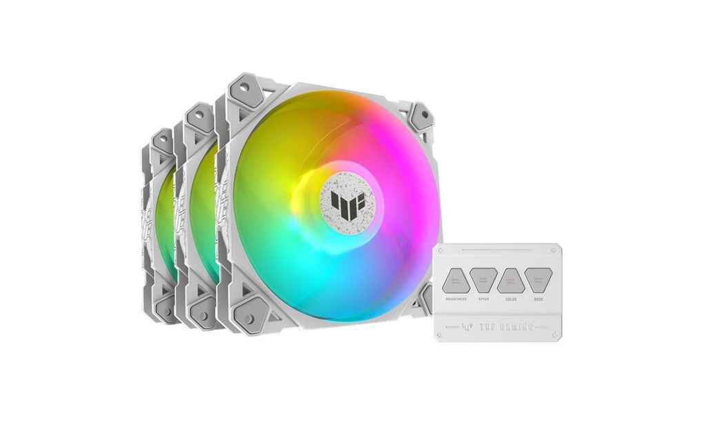 ASUS TUF GAMING TF120 FAN ARGB 3IN1 HUB WHT-6