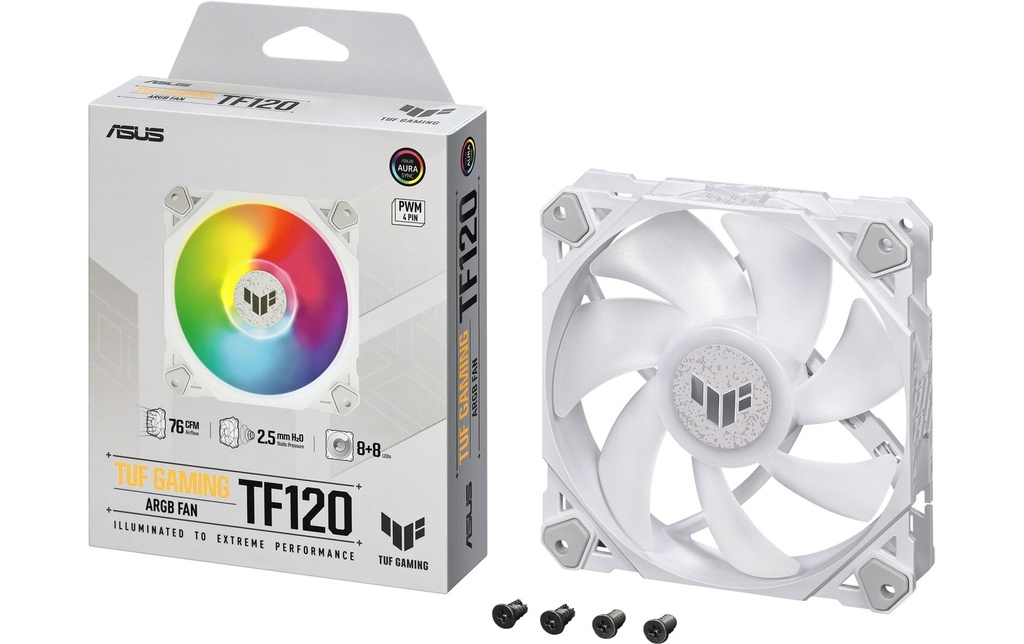 ASUS TUF GAMING TF120 FAN ARGB WHT-6