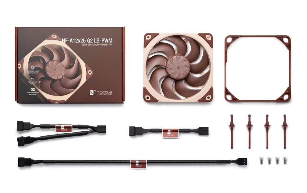 Gehäuselüfter Noctua NF-A12x25 G2 PWM-3