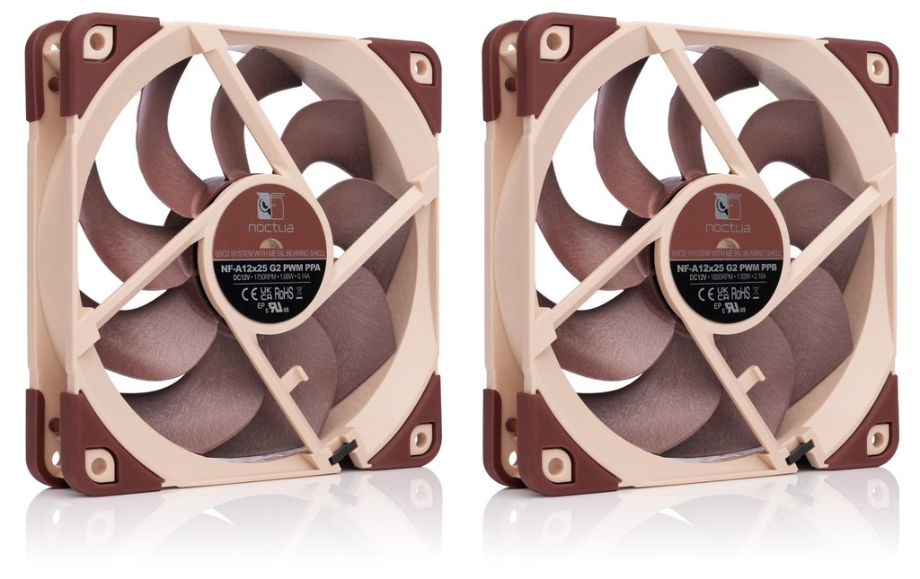 Gehäuselüfter Noctua NF-A12x25 G2 PWM 2P-1