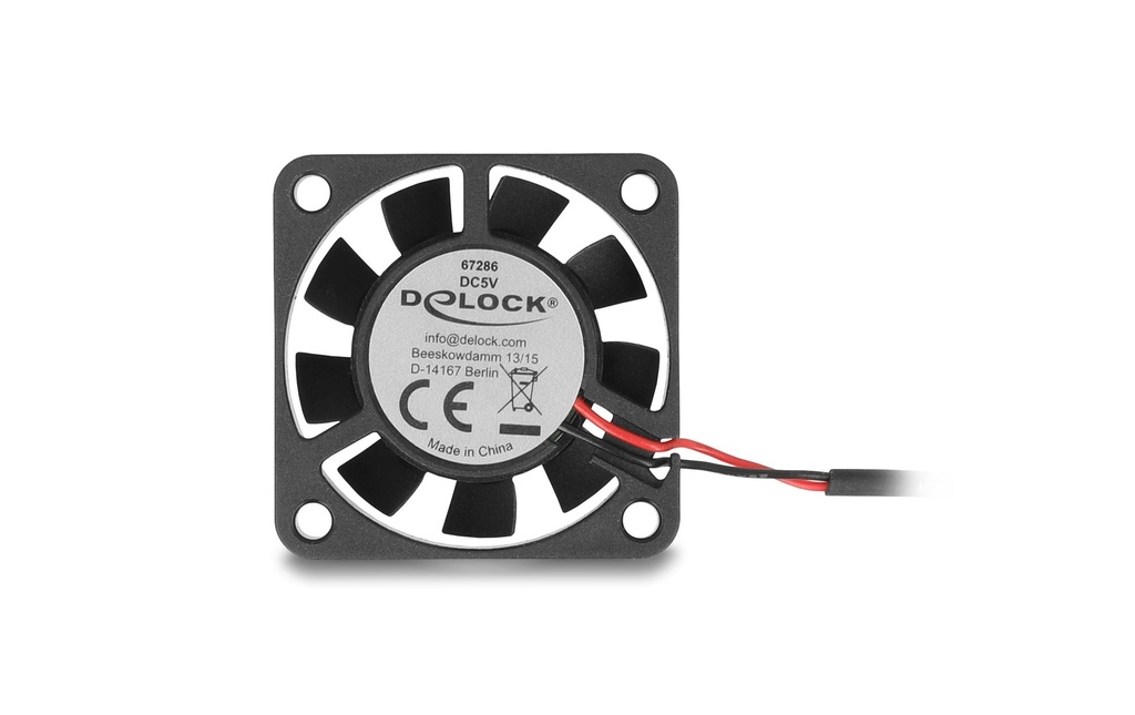 Delock Gehäuselüfter 40x40x10mm, 5V-3