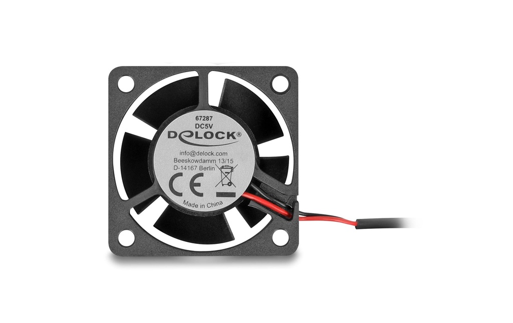Delock Gehäuselüfter 40x40x20mm, 5V-3