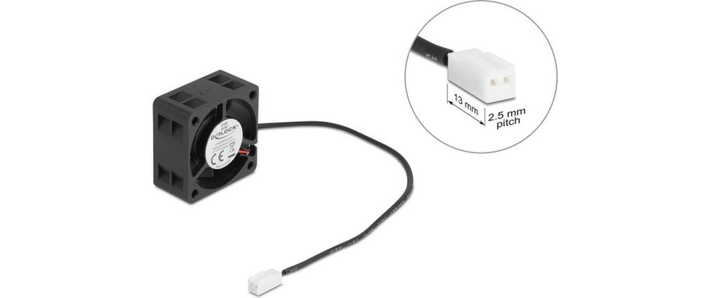Delock Gehäuselüfter 40x40x20mm, 5V-4
