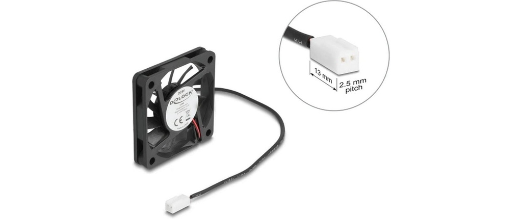 Delock Gehäuselüfter 60x60x10mm, 5V-4