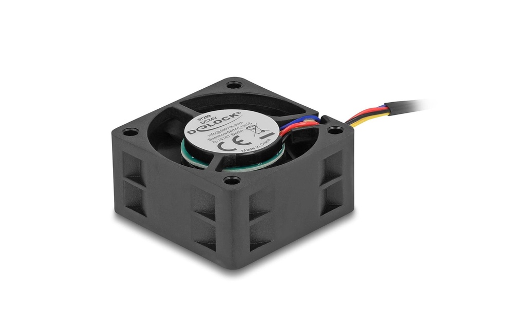 Delock Gehäuselüfter 40x40x20mm, 24V-2