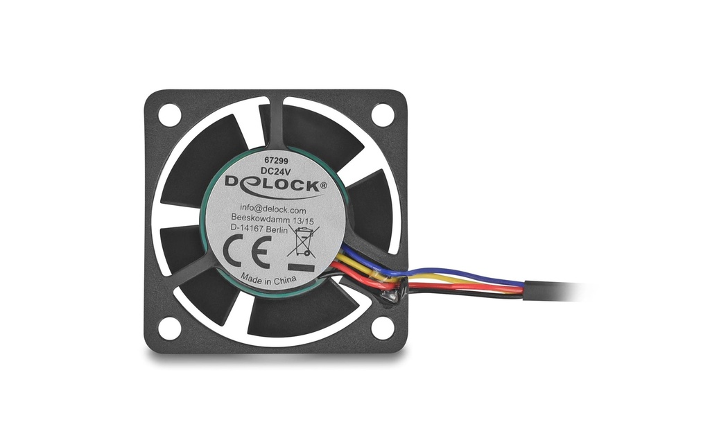 Delock Gehäuselüfter 40x40x20mm, 24V-3