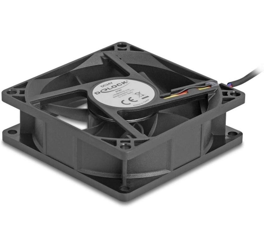 Delock Gehäuselüfter 80x80x25mm, 24V-4