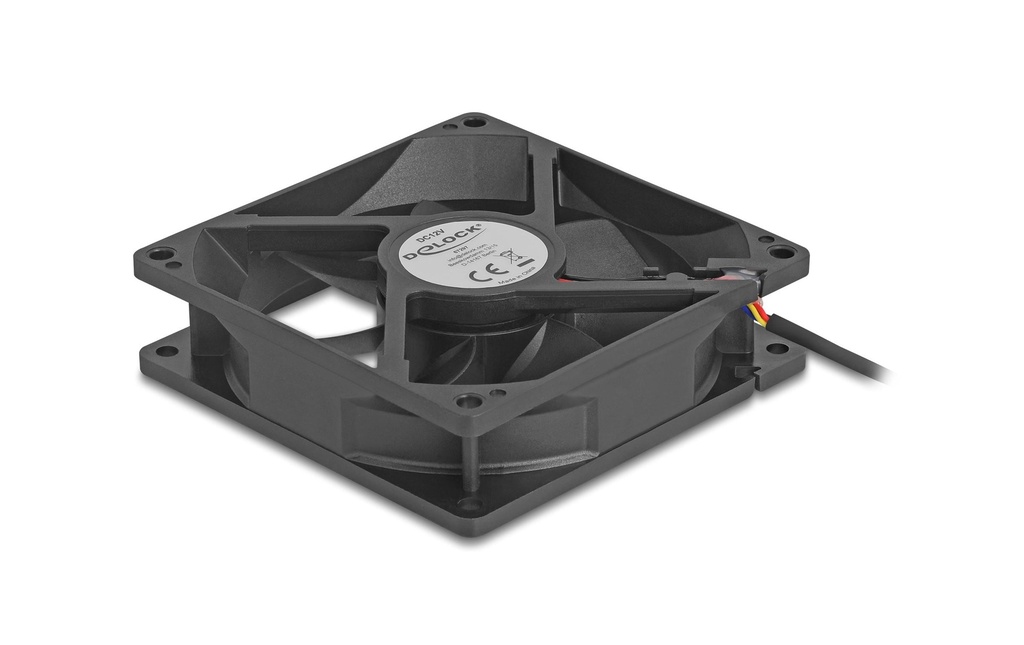 Delock Gehäuselüfter 92x92x25mm, 12V-2