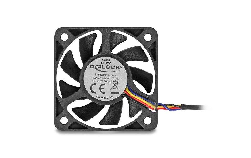 Delock Gehäuselüfter 50x50x10mm, 12V-3