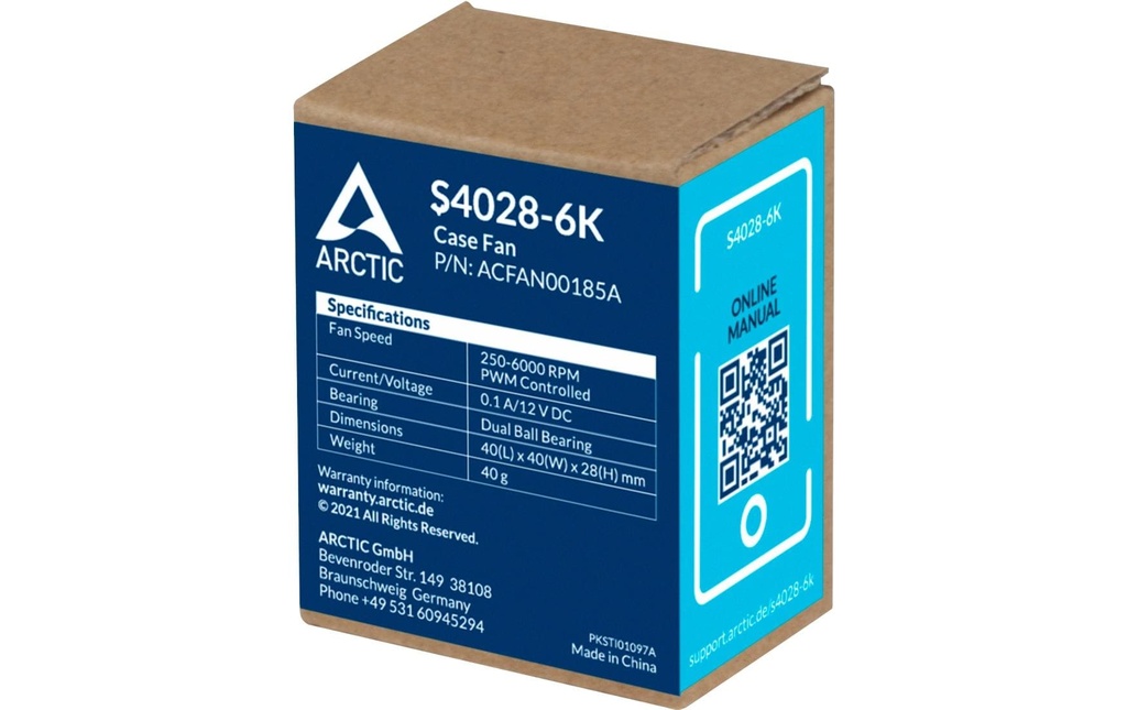 Gehäuselüfter Arctic Cooling S4028-6K-6