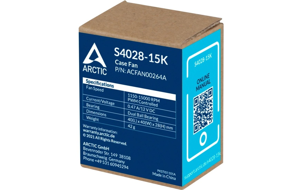 Gehäuselüfter Arctic Cooling S4028-15K-6
