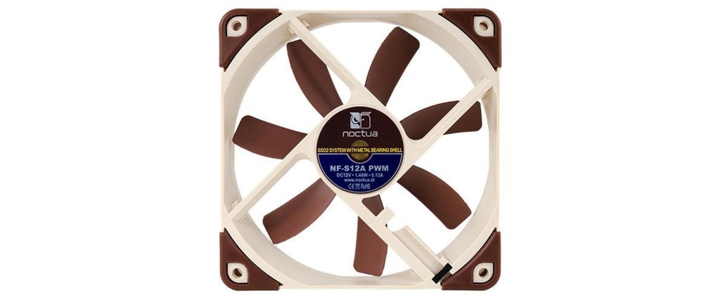 Gehäuselüfter Noctua NF-S12A PWM-2