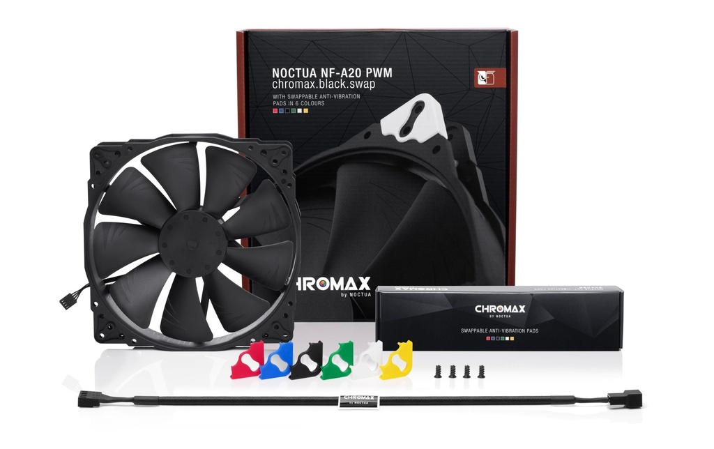 Gehäuselüfter Noctua NF-A20 PWM chromax-1