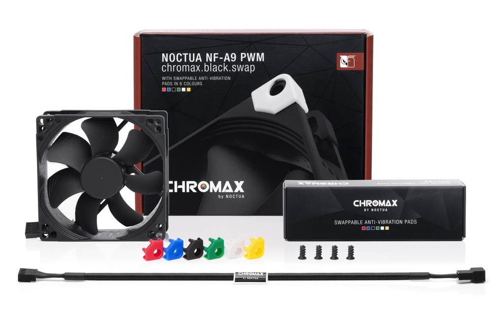 Gehäuselüfter Noctua NF-A9 PWM chromax-4