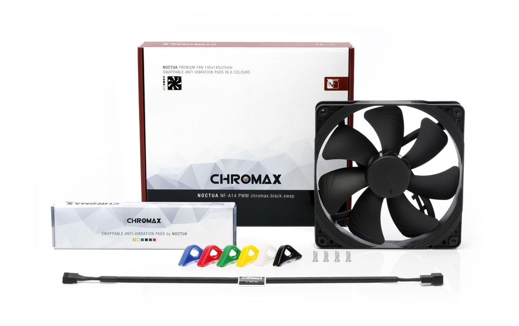 Gehäuselüfter Noctua NF-A14 PWM chromax-2