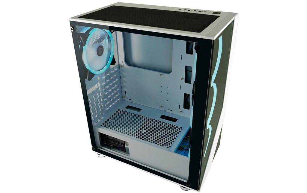 Lc-Power Midi Tower LC-803W-ON-5