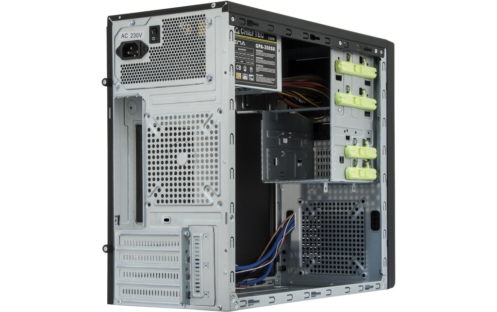Chieftec Midi Tower XT-01B-350GPB, black-6