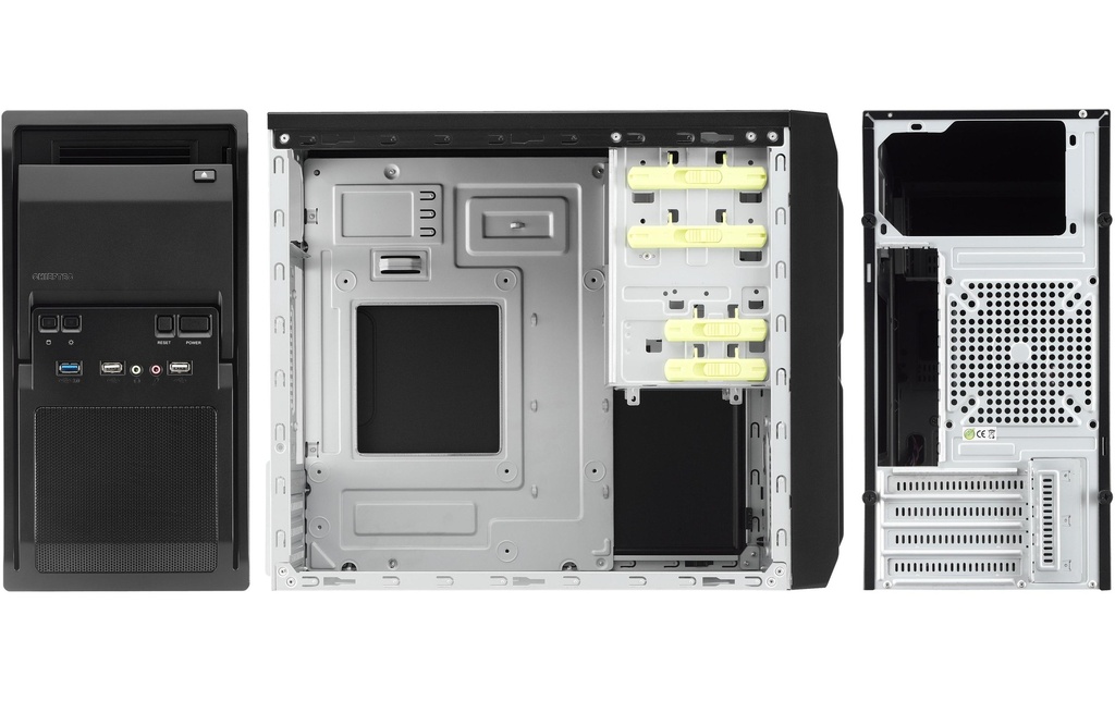 Chieftec Midi Tower LT-01B-350GPB, black-6