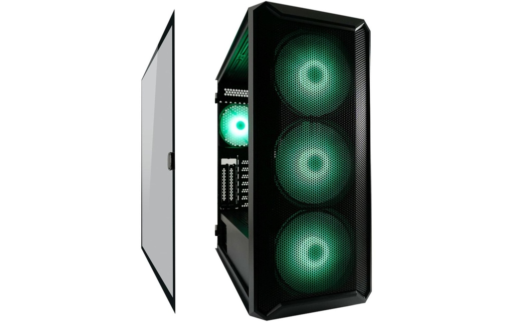 Lc-Power Midi Tower LC-804B-ON-3