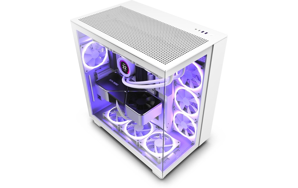 NZXT H9 Flow Weiss-5