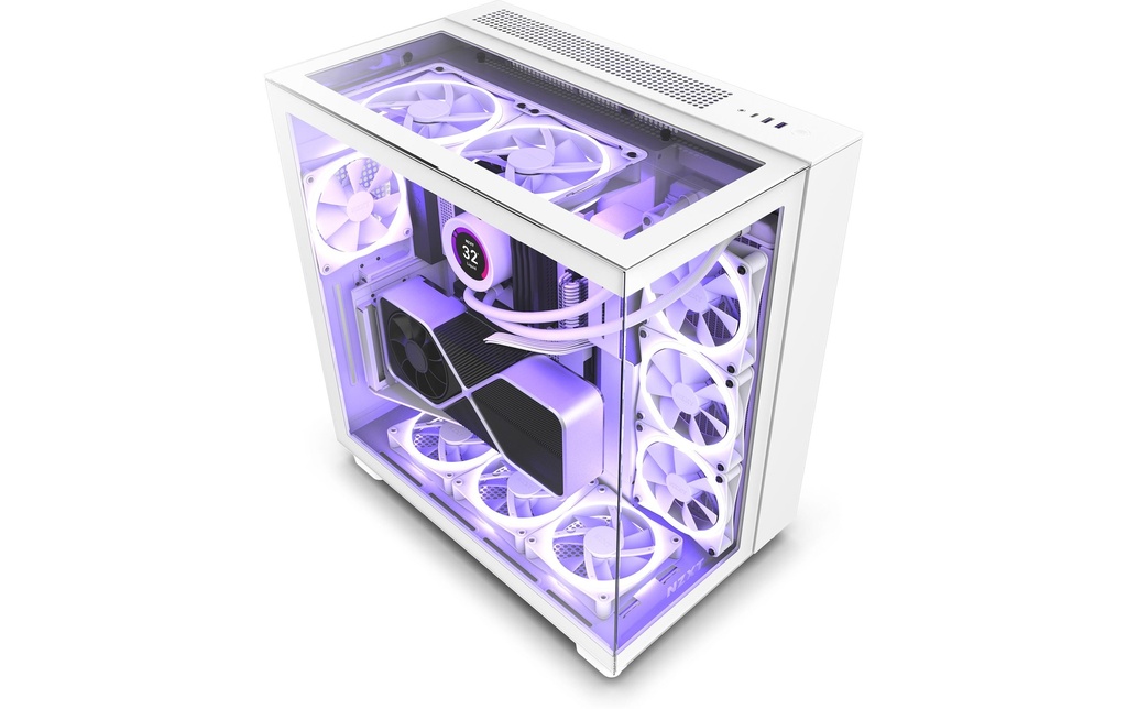 NZXT, PC-Gehäuse H9 Elite Weiss matt-4