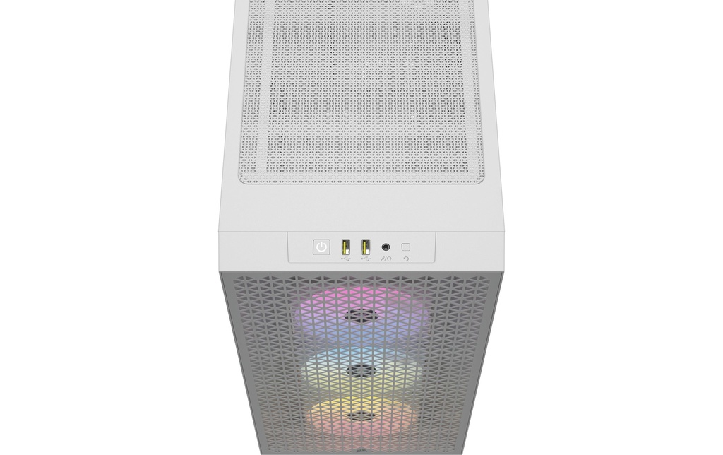 Corsair, PC-Gehäuse 3000D RGB Airflow Weiss-5
