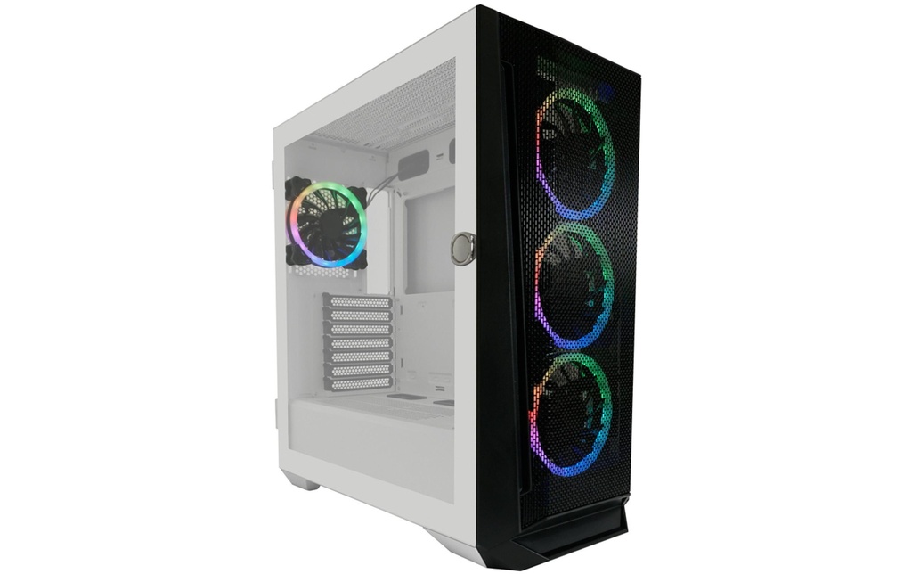 Lc-Power Midi Tower LC-803BW-ON-1