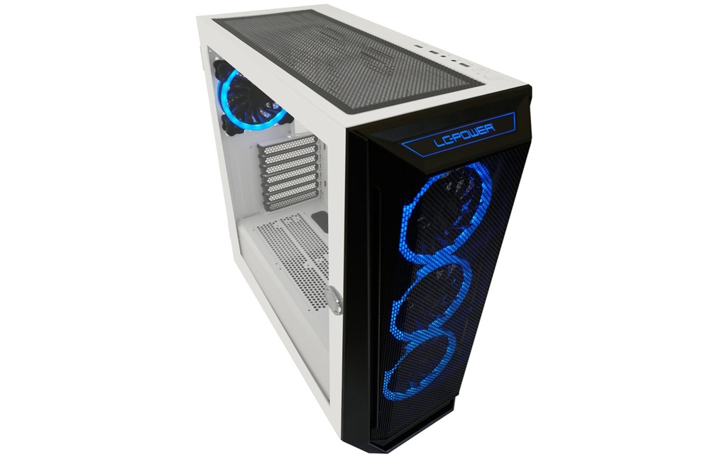 Lc-Power Midi Tower LC-803BW-ON-3