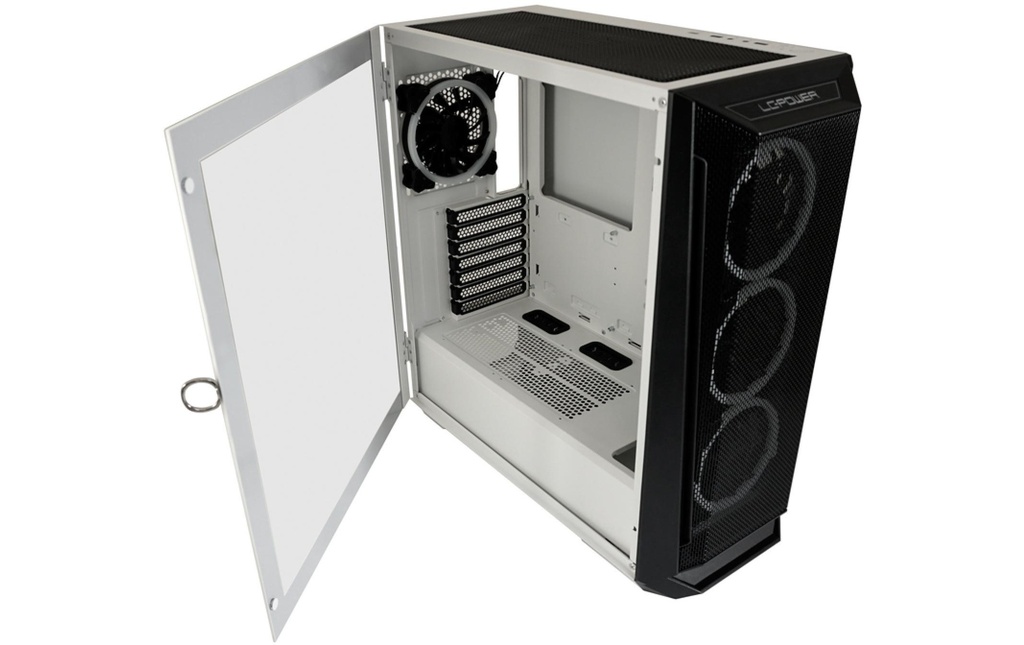 Lc-Power Midi Tower LC-803BW-ON-8
