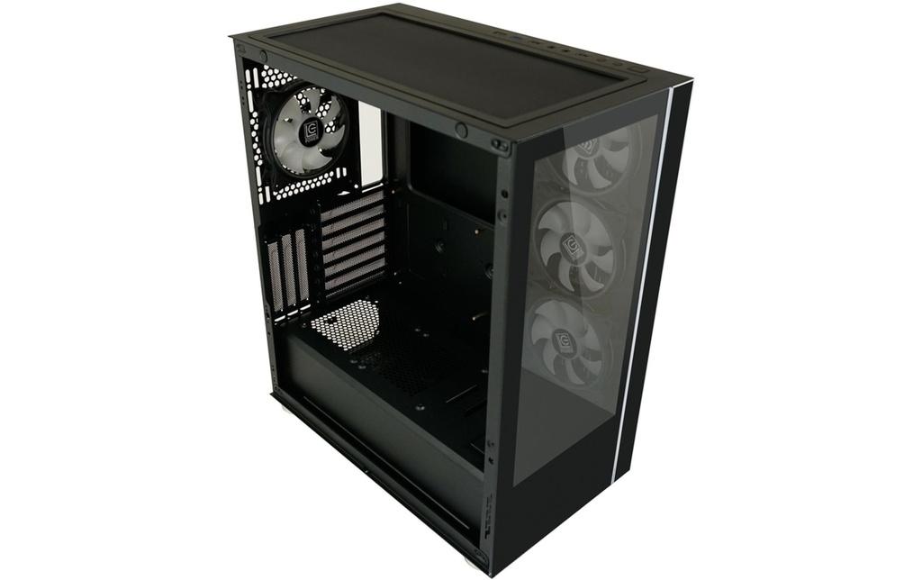 Lc-Power Midi Tower LC-808B-ON-7