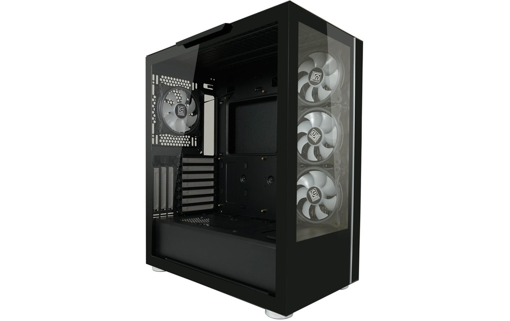 Lc-Power Midi Tower LC-808B-ON-8