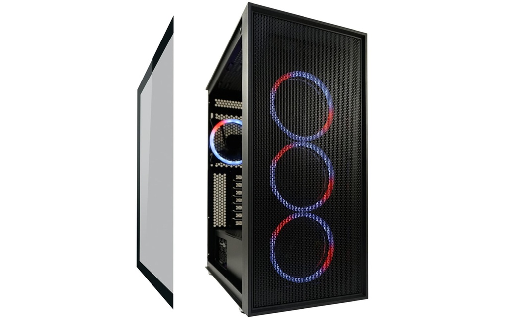 Lc-Power Midi Tower LC-802B-ON-4