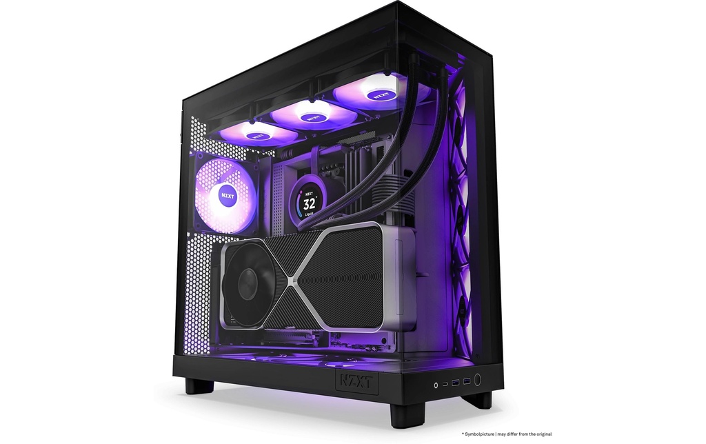 NZXT H6 RGB Flow Schwarz-1