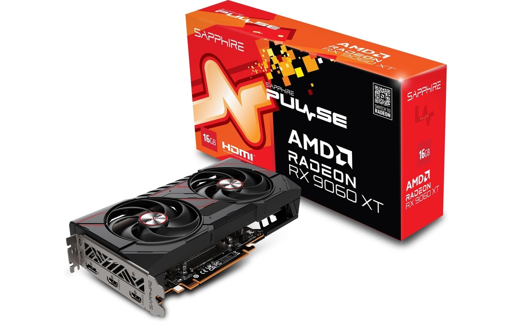 Sapphire RX9060 XT PULSE GAM OC 16GB GDDR6
