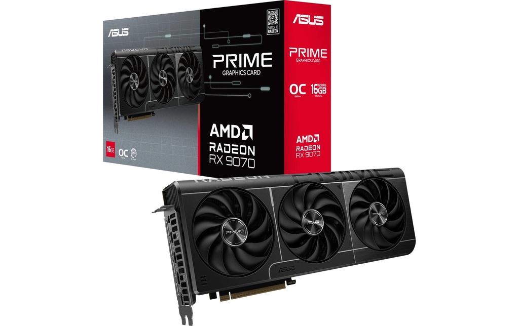 ASUS Prime Radeon RX9070 O16G GAMING