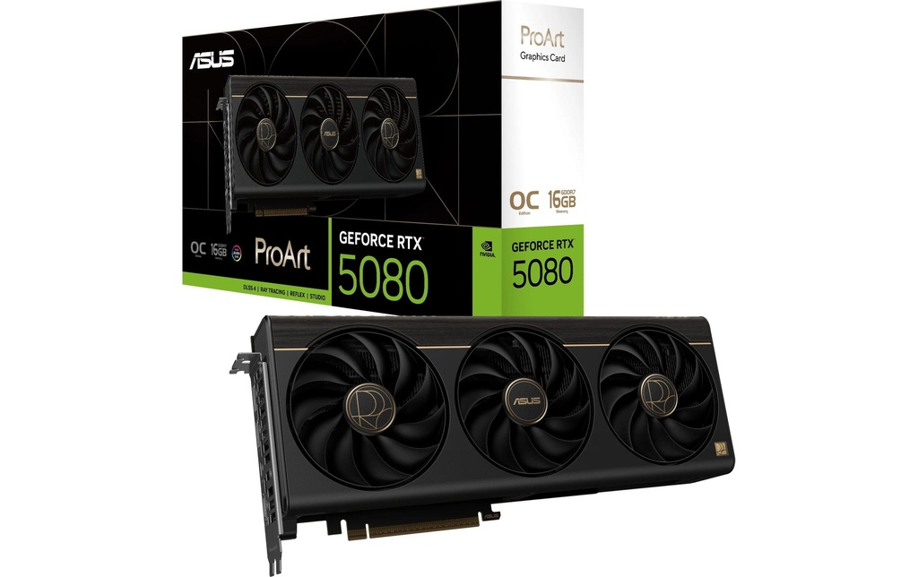 ASUS PROART RTX5080 O16G, GDDR7