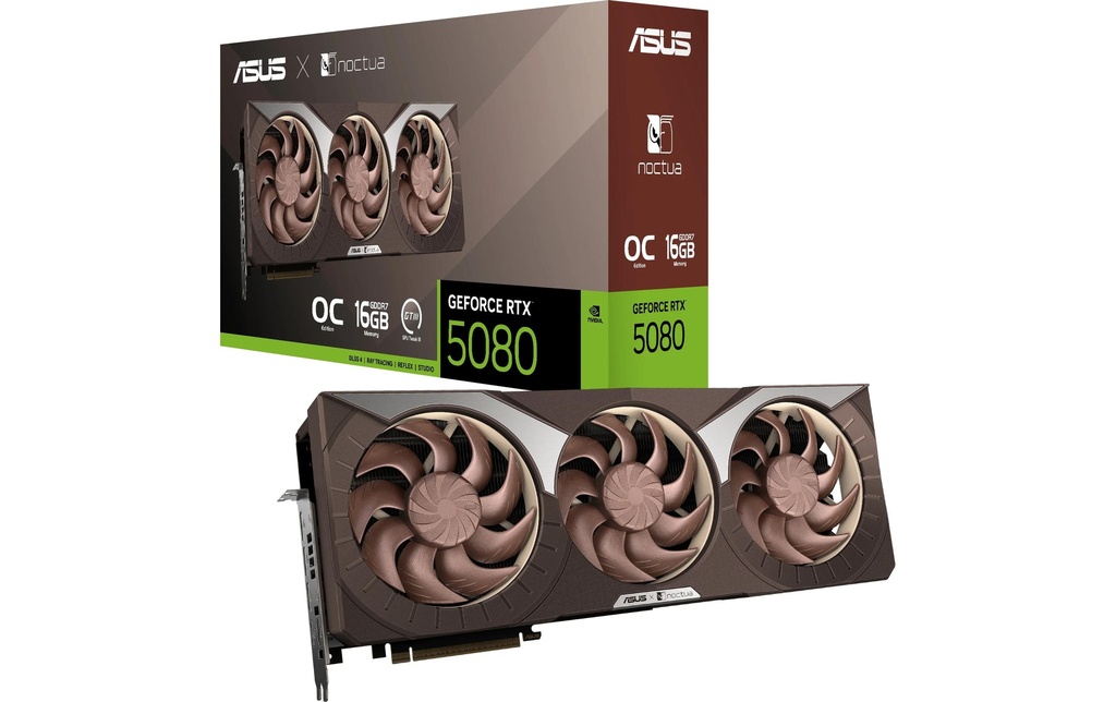 ASUS NOCTUA RTX5080 O16G, GDDR7