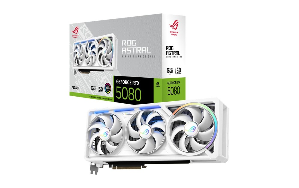 ASUS ROG ASTRAL RTX5080 16G WH GDDR7