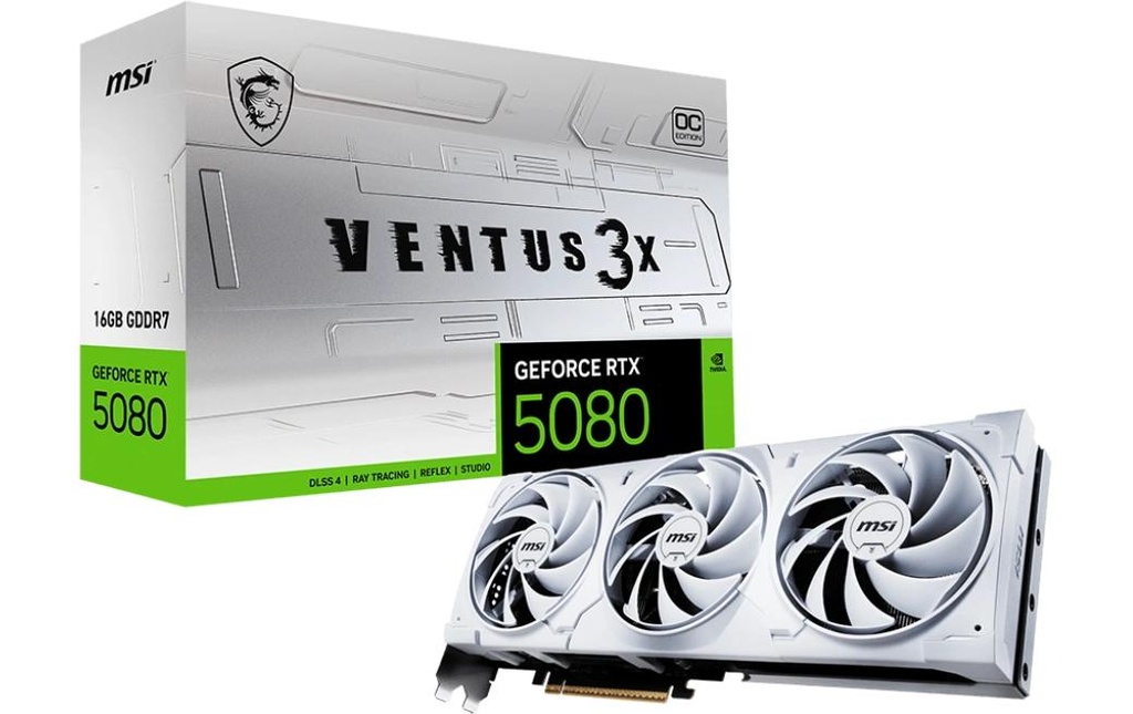 MSI RTX5080 Ventus 3X OC White 16GB