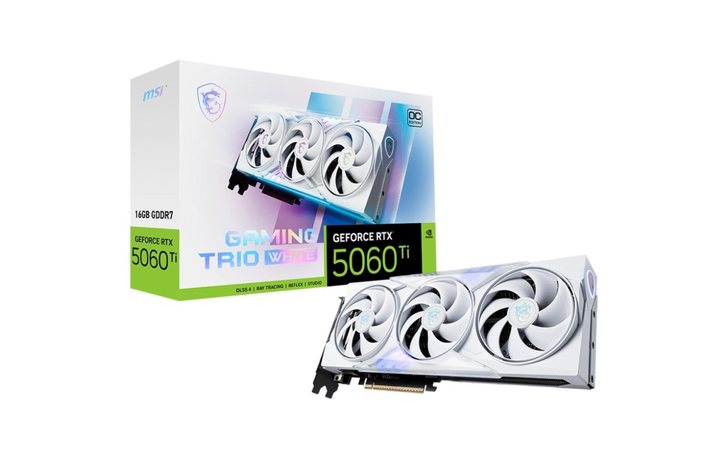 MSI RTX5060Ti GAMING TRIO OC WHITE 16GB