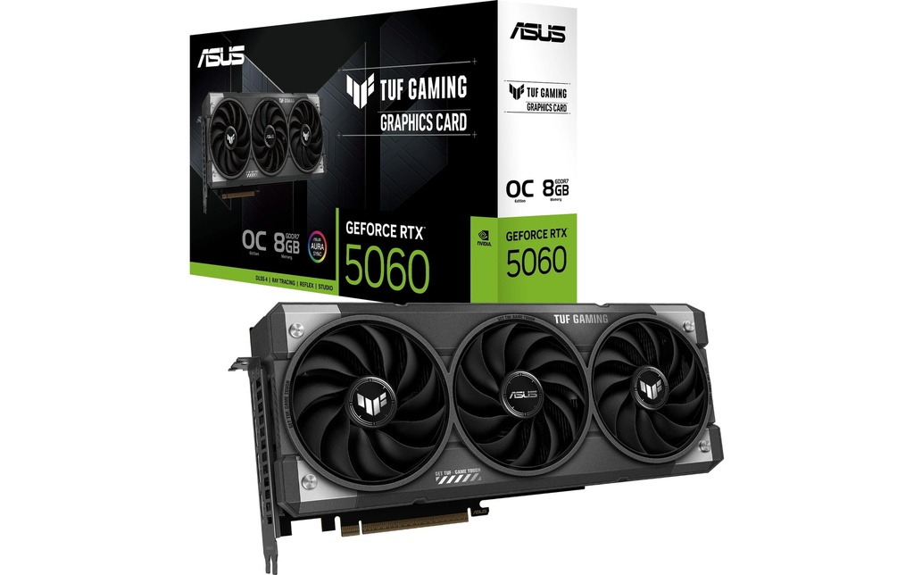 ASUS TUF RTX5060 O8G GAMING, GDDR7