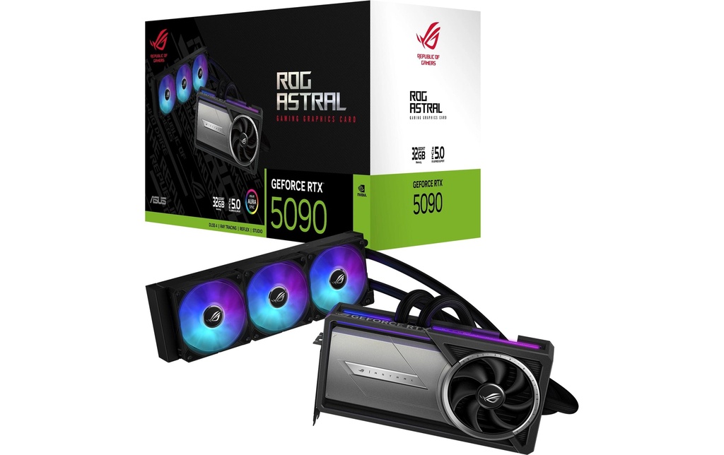 ASUS ROG Astral LC RTX5090 32G GAM, GDDR7