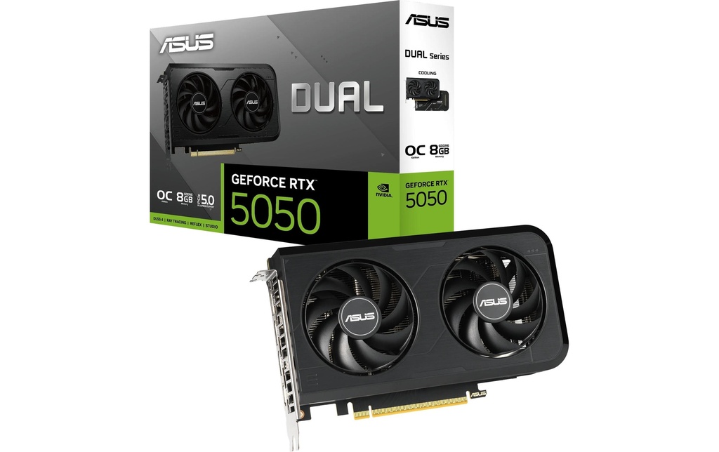 ASUS DUAL RTX5050 O8G, GDDR6