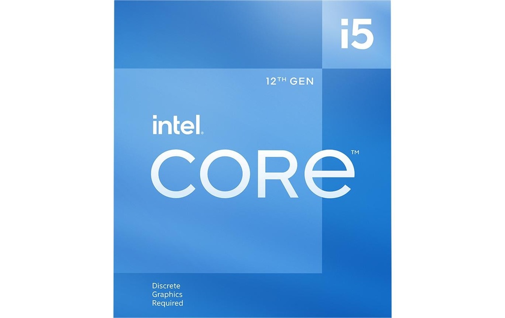 CPU Intel Six Core i5-12400F/2.50 GHz