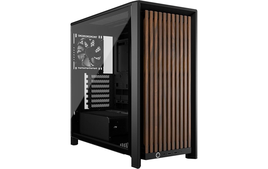 Corsair Midi Tower Frame 4000D Wood Schwarz